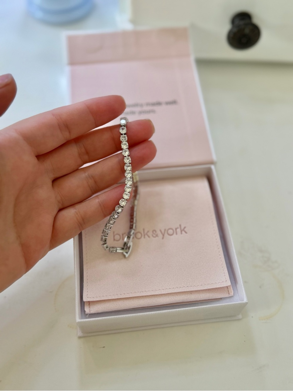 Sterling Silver Cubic Zirconia Tennis Bracelet